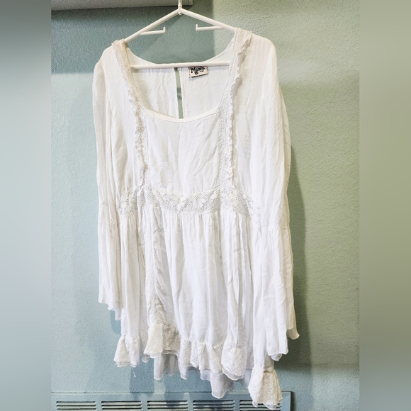 *NWT* SHOW ME YOUR MUMU | Sicily Mini/Babydoll Dress | Large | White - Picture 8 of 13